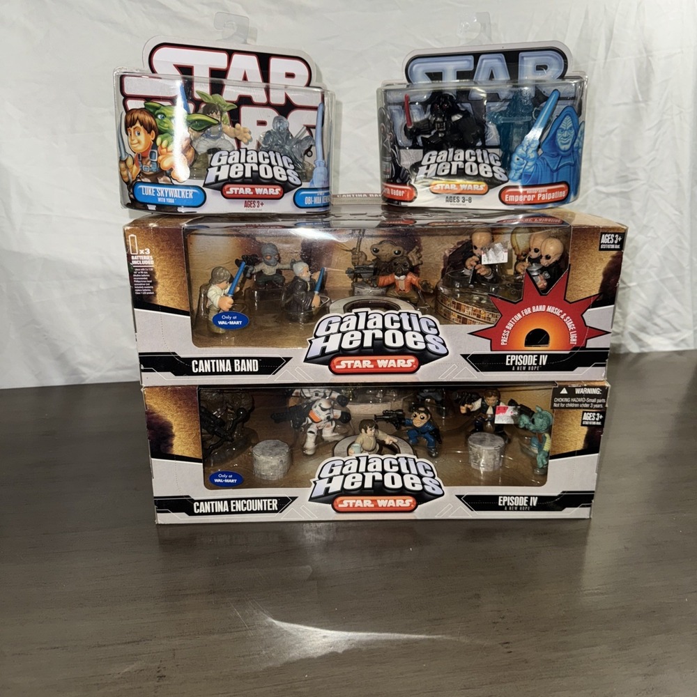 STAR WARS GALACTIC HEROES CANTINA BAND & CANTINA ENCOUNTER EPISODE IV A NEW HOPE